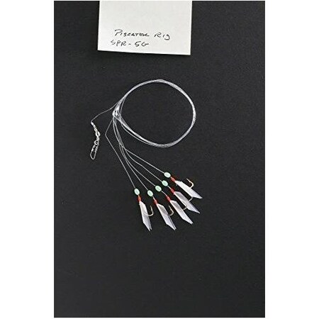 Mustad Piscator Bait Rig White SPR-5G-10-1